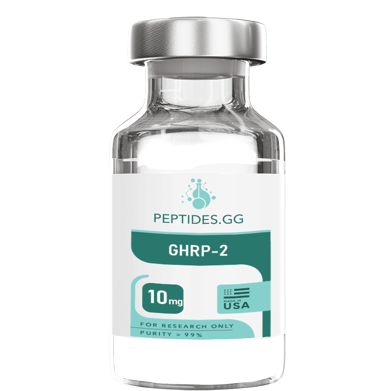 GHRP-2 growth hormone releasing peptide - 99% purity research grade - Peptides.gg