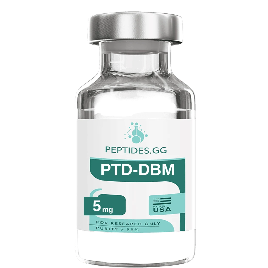 PTD-DBM 5mg research peptide vial - 99% purity lab tested - Peptides.GG