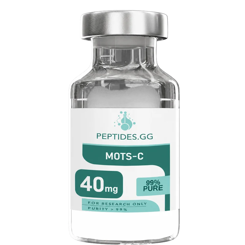 MOTS-c 40mg research peptide vial - 99% purity lab tested - Peptides.gg