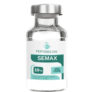 Semax 10mg research peptide vial - 99% purity lab tested - Peptides.gg