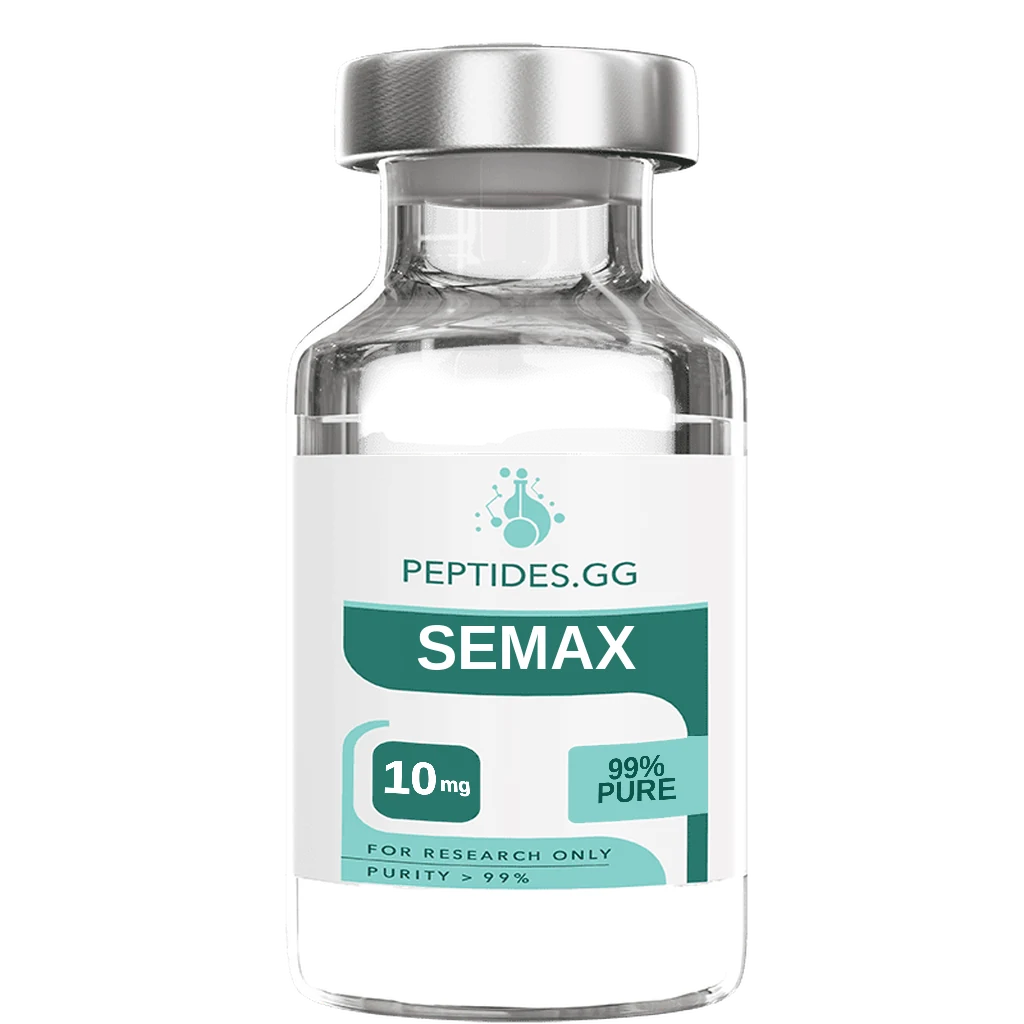 Semax 10mg research peptide vial - 99% purity lab tested - Peptides.gg
